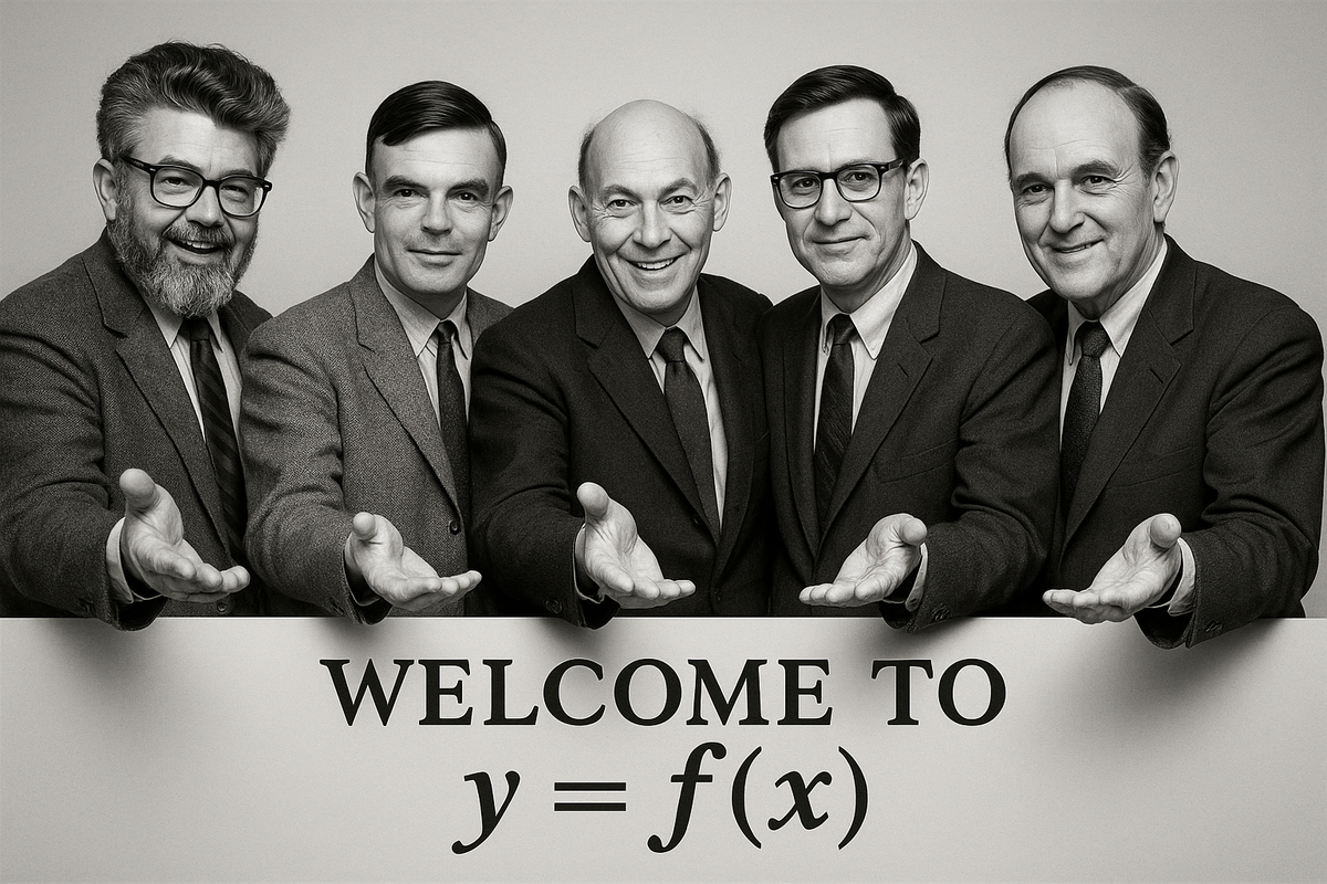 #000: Welcome to y = f(x), where AI meets intuition