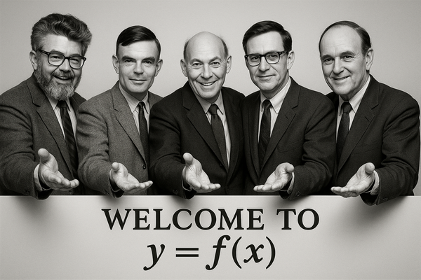 #000: Welcome to y = f(x), where AI meets intuition
